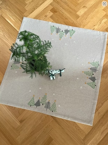 GRØN JUL - LILLE JULETRÆSTÆPPE fra Pomp Stitch